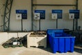 Vancouver Zero Waste Centre - october, 2019 - Plastic bins in recycle center