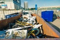 Vancouver Zero Waste Centre - october, 2019 - Plastic bins in recycle center