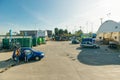 Vancouver Zero Waste Centre - october, 2019 - Plastic bins in recycle center