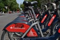 Vandalized Santander Boris bike London