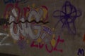 Vandalism Crime Wall of Graffiti. 7