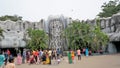 Vandalur,Tamilnadu,India-October 04 2022: Children, Adults enjoying in Arignar Anna Zoological Park Royalty Free Stock Photo