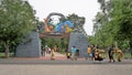 Vandalur,Tamilnadu,India-October 04 2022: Children, kids park of Arignar Anna Zoological Park, AAZP