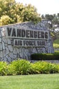 Vandenberg Air Force Base (AFB) in California, USA Royalty Free Stock Photo