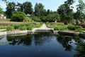 Vanderbilt Mansion Gardens Royalty Free Stock Photo