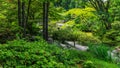 Vandusen botanical gardens in Vancouver city