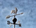 Vane to mark the wind with the arrows of the cardinal points