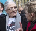 Vanessa Redgrave support the Junior Doctors Royalty Free Stock Photo