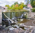 Vanhankaupunginkoski - waterfall on Vantaanjoki River in Old Tow Royalty Free Stock Photo