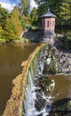 Vanhankaupunginkoski - waterfall on Vantaanjoki River in Old Tow Royalty Free Stock Photo