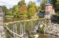 Vanhankaupunginkoski - waterfall on Vantaanjoki River in Old Tow Royalty Free Stock Photo