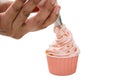 Vanila Cupcake Royalty Free Stock Photo