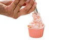 Vanila Cupcake Royalty Free Stock Photo