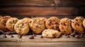 vanilla bake cookies food Royalty Free Stock Photo