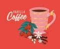 vanilla coffee card