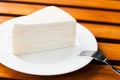 Vanilla crape cake