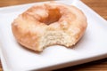 Vanilla Cream Donut Royalty Free Stock Photo