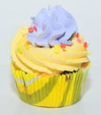 Vanilla cupcake Royalty Free Stock Photo