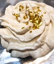 Vanilla cupcake sprinkles Royalty Free Stock Photo