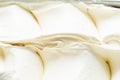 Vanilla flavour gelato - full frame detail. Close up of a white surface texture of Vanilla Ice cream Royalty Free Stock Photo