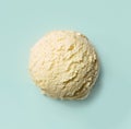 Vanilla ice cream ball Royalty Free Stock Photo