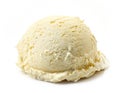 Vanilla ice cream ball Royalty Free Stock Photo