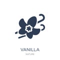 Vanilla icon. Trendy flat vector Vanilla icon on white background from nature collection