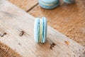 Vanilla macarons with cream cheese filling Royalty Free Stock Photo