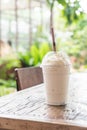 vanilla milkshake smoothie Royalty Free Stock Photo