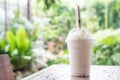 vanilla milkshake smoothie Royalty Free Stock Photo