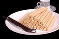 Vanilla Viennese wafers Royalty Free Stock Photo