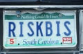 Vanity License Plate - South Carolina