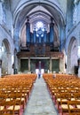 Vannes Brittany France. Saint Pierre Cathedral in Henry IV square