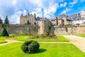 Vannes, the ramparts garden Royalty Free Stock Photo