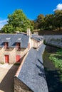 Vannes, the ramparts garden Royalty Free Stock Photo