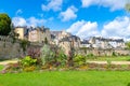 Vannes, the ramparts garden Royalty Free Stock Photo