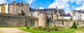 Vannes, the ramparts garden Royalty Free Stock Photo