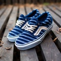 Vans Era Ss06 Striped Seaside Slippers - Indigo Suede