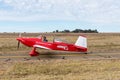 Vans RV-8 aircraft on taxiway at Tempe Airport Royalty Free Stock Photo