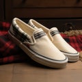 Vans Slip-ons: Plaid Shirt And Rug Inspired Flannel Slippers