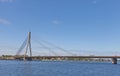 Vansu Bridge of Riga, Latvia Royalty Free Stock Photo