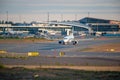 An Embraer E190, operated by Finnair, taxiing at Helsinki-Vantaa airport.