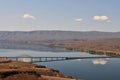 Vantage Bridge across the Columbia River Royalty Free Stock Photo