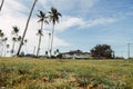 Vantage look color, beautiful scenery traditional village located in Terengganu, Malaysia.