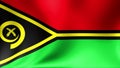 Vanuatu Flag. Background Seamless Looping Animation. 4K High Definition Video. Royalty Free Stock Photo