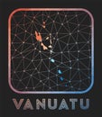 Vanuatu map design.