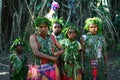 Vanuatu tribal village girls