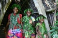 Vanuatu tribal village girls
