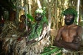 Vanuatu tribal village men