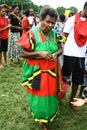 Vanuatu tribal village woman